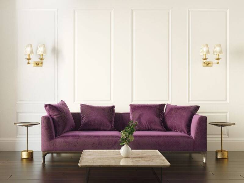 Velvet Sofa for a Cozy Living Space