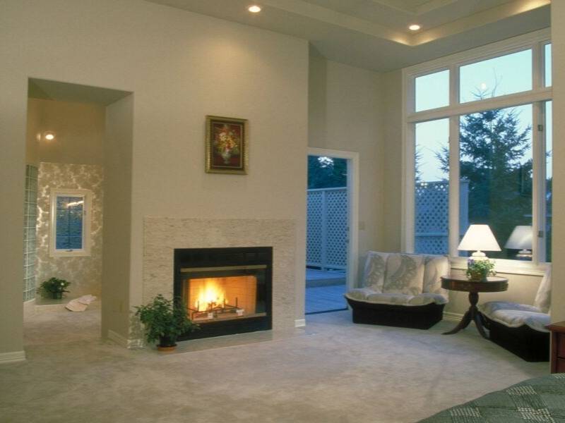 Gas Flu Fireplace as a Focal Point