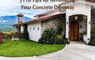 5 Pro Tips for Renovating Your Concrete Driveway
