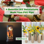 4 Beautiful DIY Decorations Made from PVC Pipe