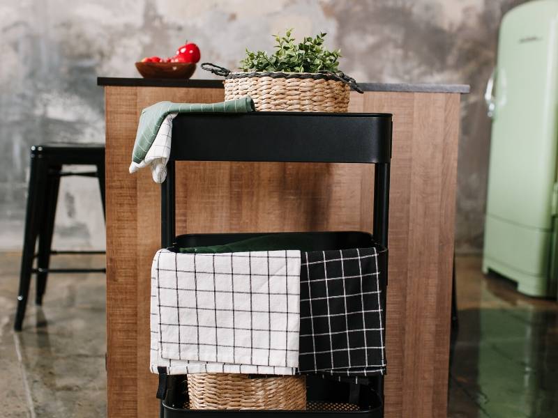 Organize with a Kitchen Cart