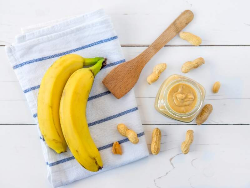 Healthy Recipes - Peanut Butter & Banana Breakfast Burrito