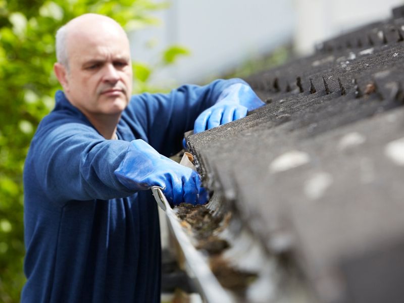 Cleaning Winter Gutters