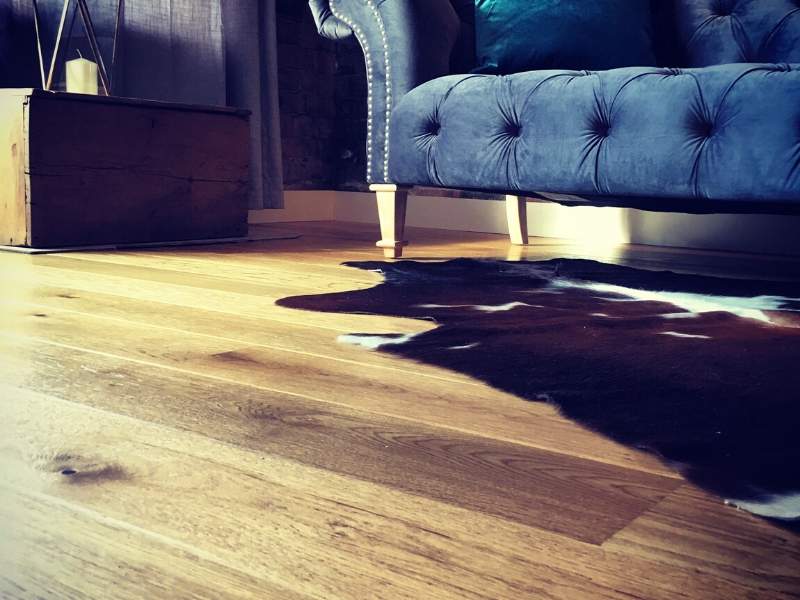 Install new hardwood flooring