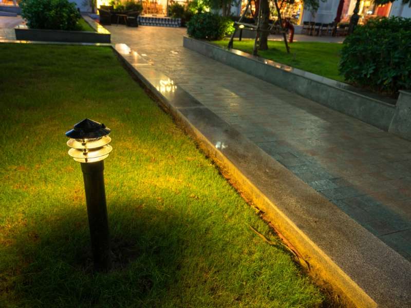 Settle For Ambient Lighting For Your Walkway Or Sidewalk