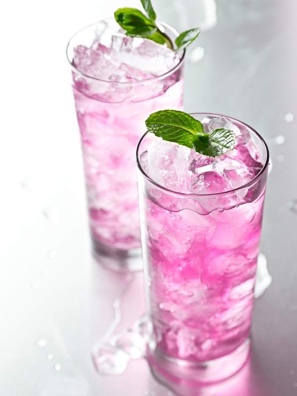 Pink Fizz Cocktails