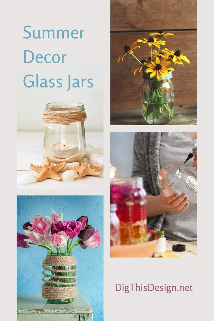 Summer Décor Tips Using Repurposed Glass Jars