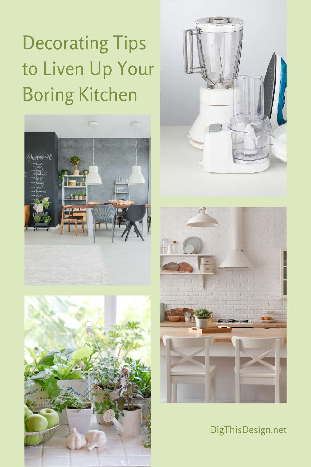 Got A Boring Kitchen? Breathe Life Into It With These Decorative Tips