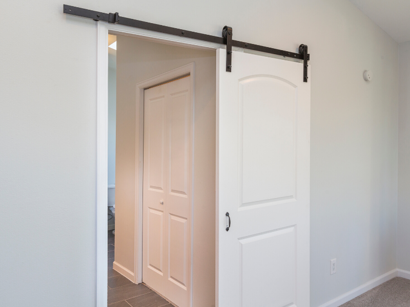 Barn Doors Work Well in Small Spaces