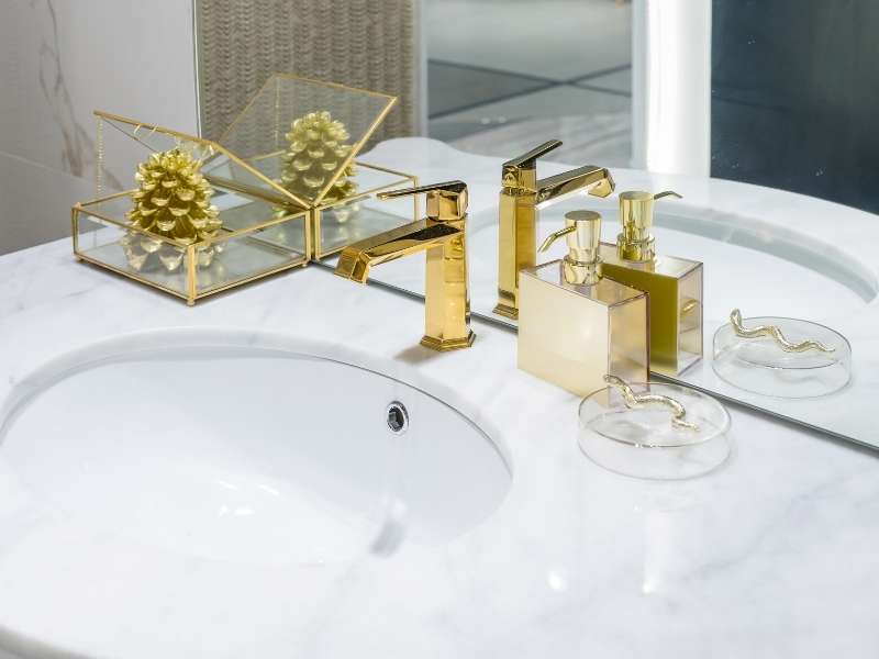 Kitchen and Bathrooms - Gold is HOT!