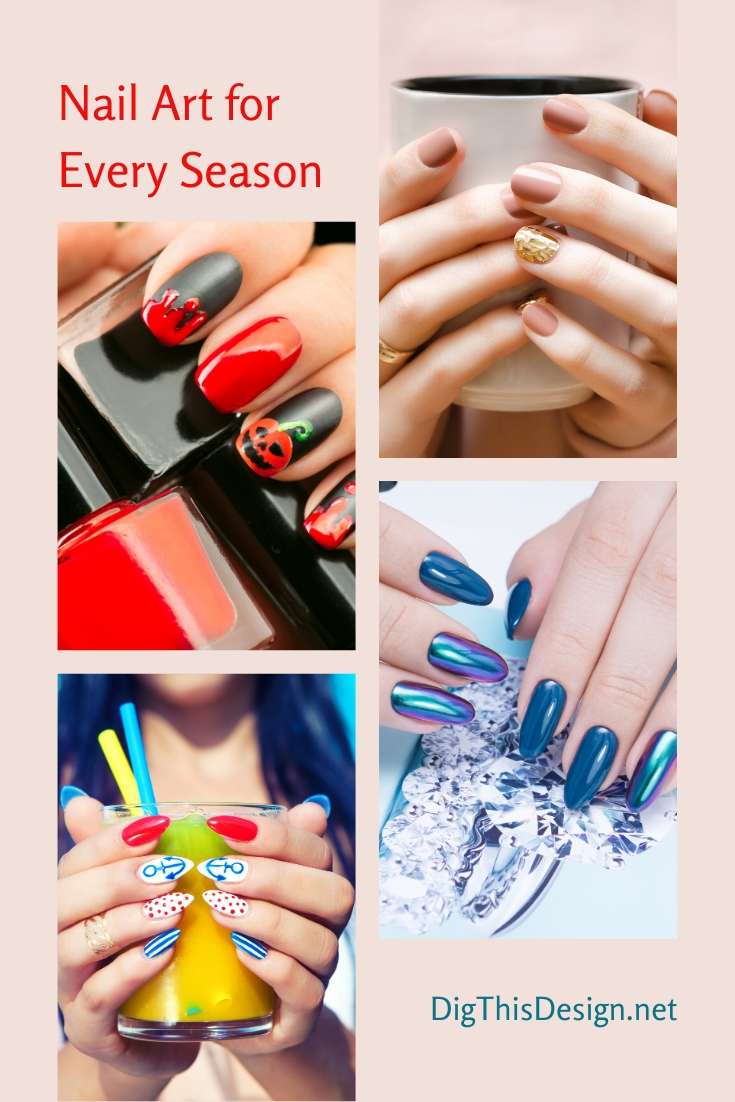 Best Summer Nail Designs - 35 Colorful Nail Ideas You Can Do It Yourself At  Home New 2019 - Page 8 of 35 - clear crochet | Short acrylic nails designs,  Spring break nails designs, Nail designs summer