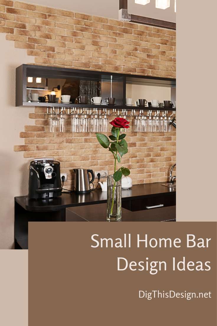 Mini bar design at home