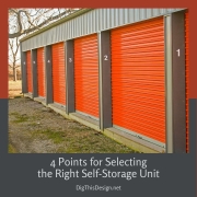 Selecting the Right Self-Storage Unit