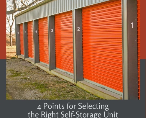 Selecting the Right Self-Storage Unit