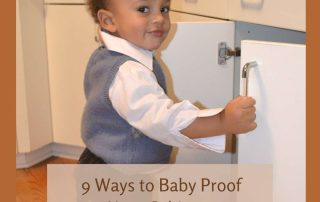 Baby proof cabinets