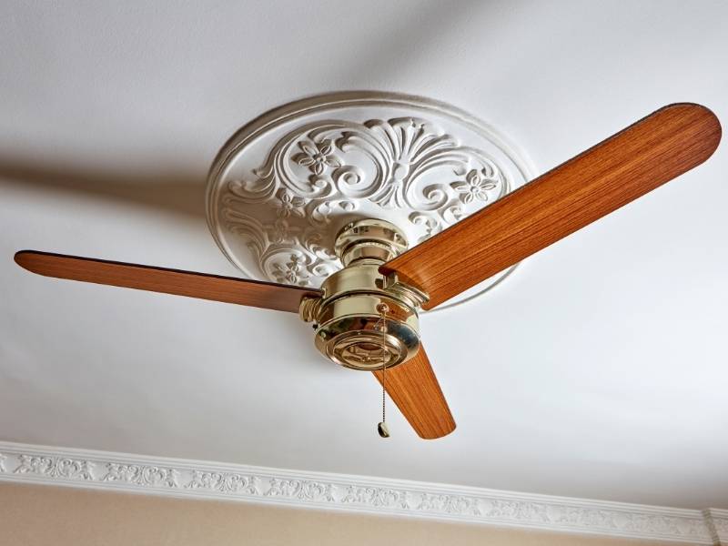 Light Fixture With A Ceiling Fan, Wire Light Fixture On Ceiling Fan