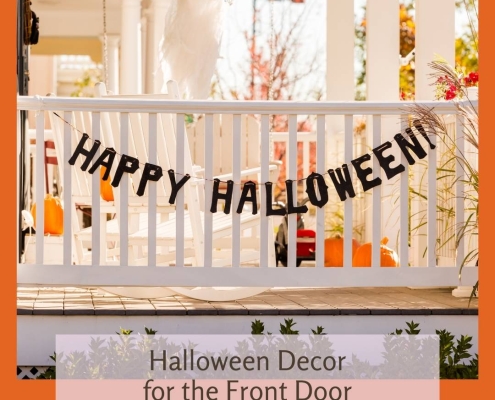 Halloween Decor for the Front Door