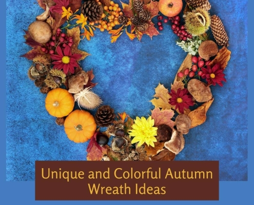 Unique and Colorful Autumn Wreath Ideas