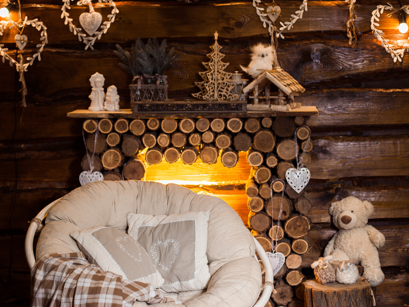 Winter Colors - Rustic Interior Design