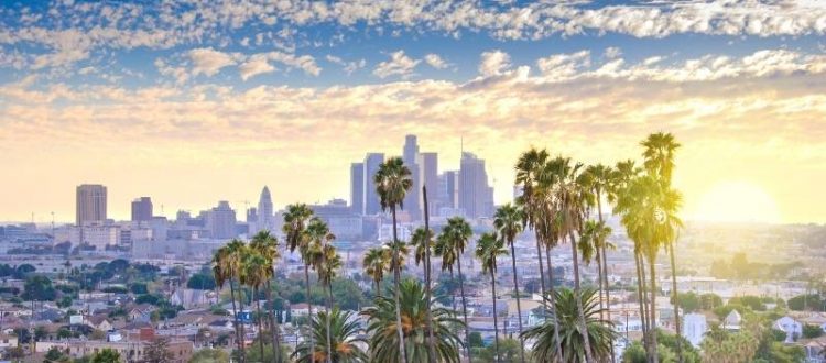 Top Cities to Find Luxury Apartments at an Affordable Price - Los Angeles skyline in the morning.