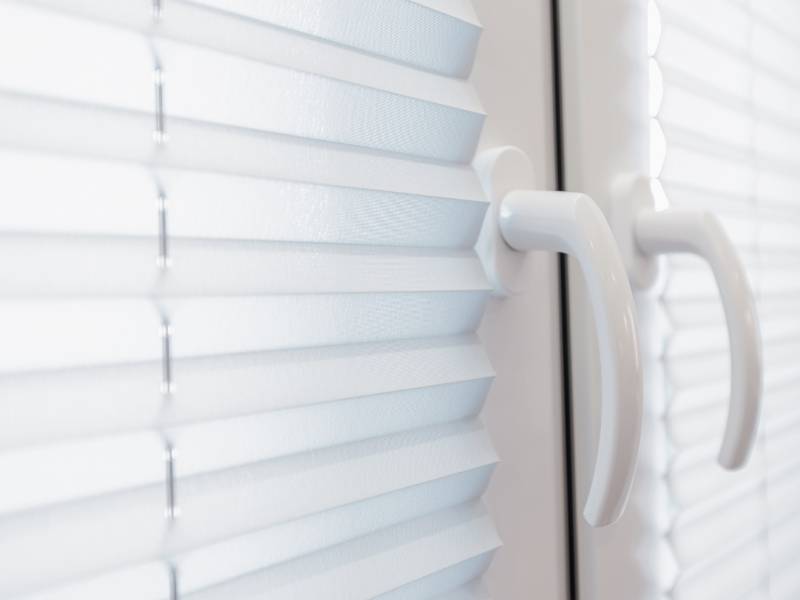 Best Blinds for Your Home - white pleated blinds