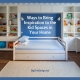 Ways to Bring Inspiration to the Kid Spaces in Your Home - organized kids room with shelves and trundle bed.