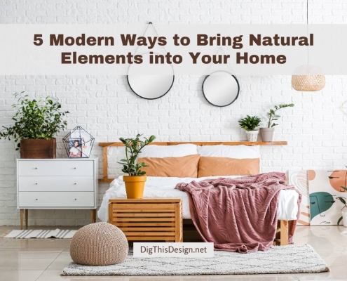 5 Modern Ways to Bring Natural Elements into Your Home