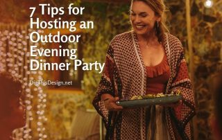 Hosting an Outdoor Evening Dinner Party