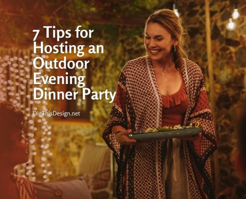 Hosting an Outdoor Evening Dinner Party
