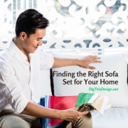 Finding the Right Sofa Set for Your Home - man looking a fabric samples for his new sofa.