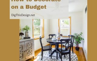 How to Decorate on a Budget