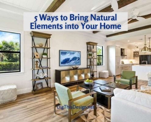 5 Ways to Bring Natural Elements into Your Home