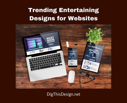 Trending Entertaining Designs for Websites in 2021