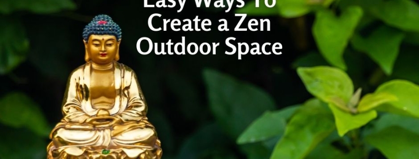 Easy Ways To Create Zen Outdoor Space - Buddha statue