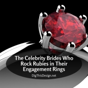 The Celebrity Brides Who Rock Rubies in Their Engagement Rings