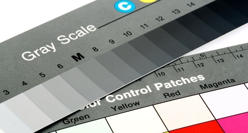 Color wheel for measuring color schemes.