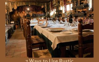 7 Ways to Use Rustic Designs for Your Cafe