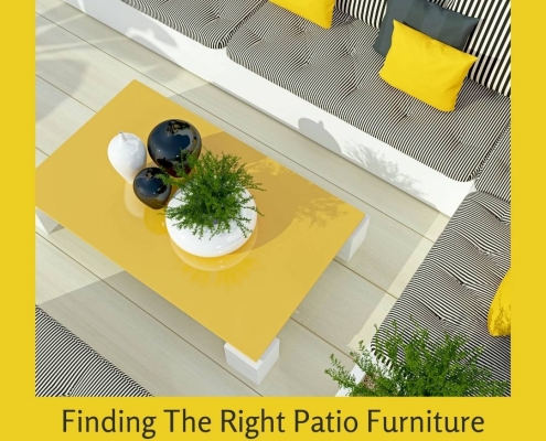 Finding The Right Patio Furniture