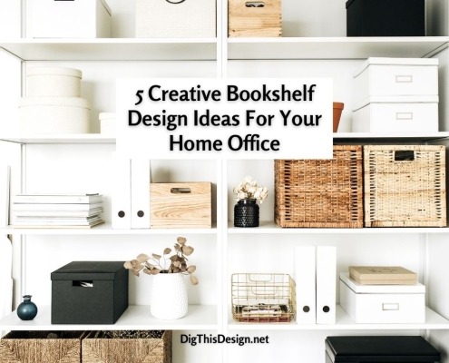 5 Creative Bookshelf Design Ideas For Your Home Office
