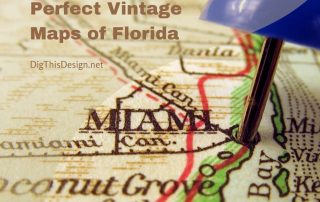Where to Find Your Perfect Vintage Maps of Florida