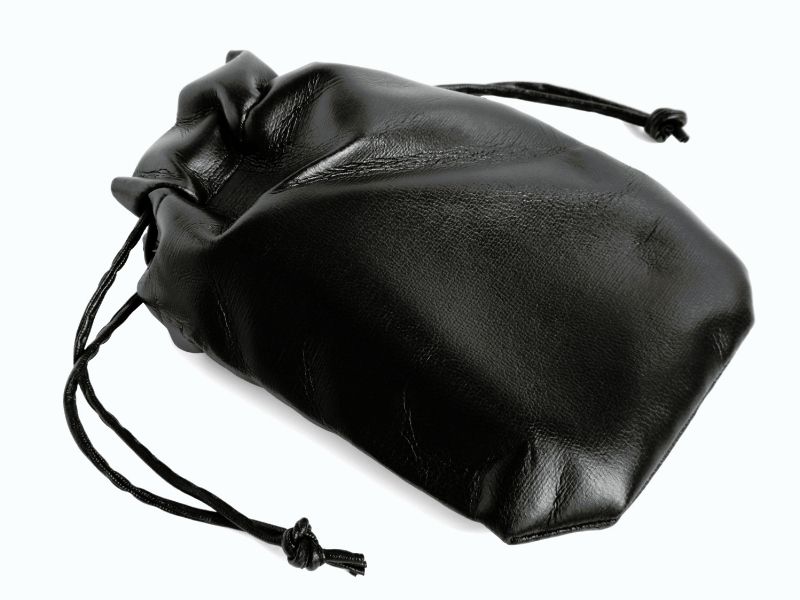 Black Leather Pouch