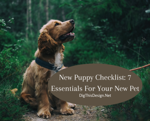 new puppy checklist