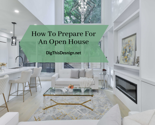 prepare for an open house