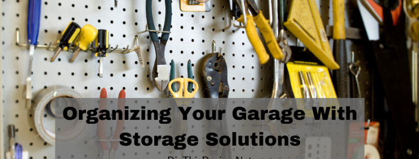 Organizing Your Garage