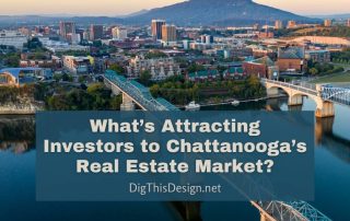 Chattanooga’s Real Estate Market - shows panoramic view of Chattanooga, Tennessee