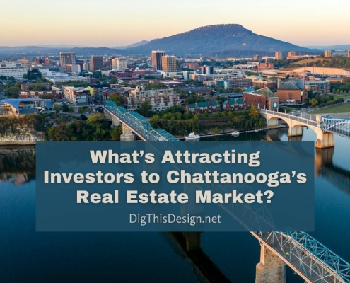 Chattanooga’s Real Estate Market - shows panoramic view of Chattanooga, Tennessee