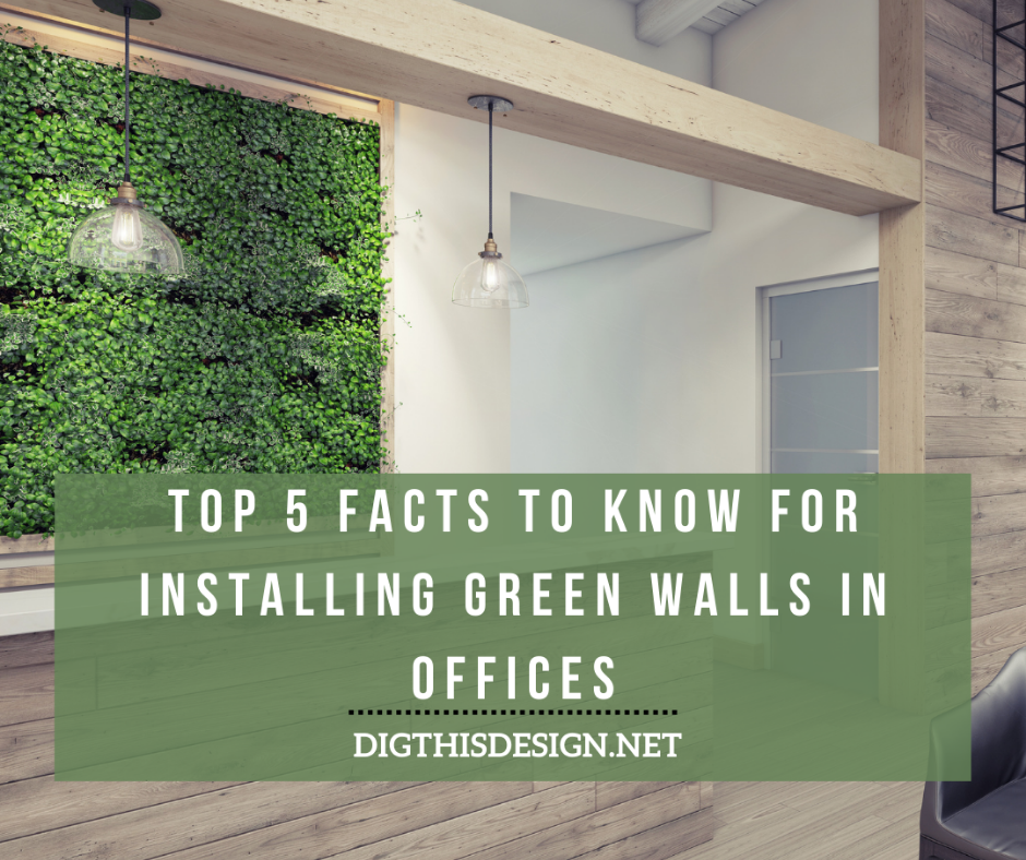 Installing Green Walls in Offices
