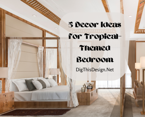 Tropical-Themed Bedroom