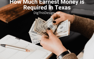 earnest money is required in texas