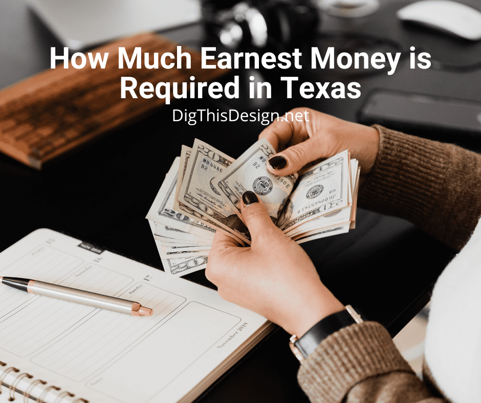earnest money is required in texas